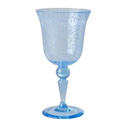 RICE wine glass bubble design 36 cl, Mint Blue Hot
