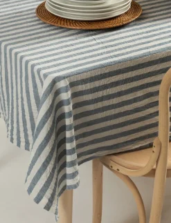 Himla Riviera tablecloth 145x330 cm, Azure Blue New