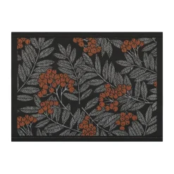Ekelund Linneväveri Rönnbärssingle placemat, 35x48 cm Grey Clearance