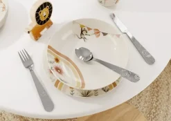Villeroy & Boch Roar like a Lion children's cutlery 4 pieces, Stainless steel Silver-coloured