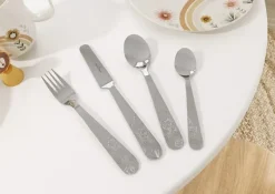 Villeroy & Boch Roar like a Lion children's cutlery 4 pieces, Stainless steel Silver-coloured