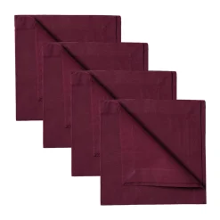 Linum Robert napkins 4-pack, Burgundy Red Clearance