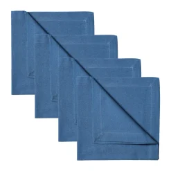 Linum Robert napkins 4-pack, Deep sea Blue New
