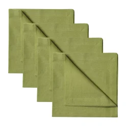 Linum Robert napkins 4-pack, Moss Green Discount
