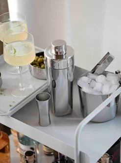 Zone Denmark Rocks shaker 70 cl, Stainless steel Silver-coloured Hot