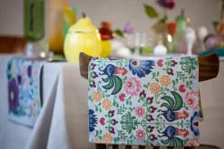 Ekelund Linneväveri Rooster placemat 35x48 cm, Multi Clearance
