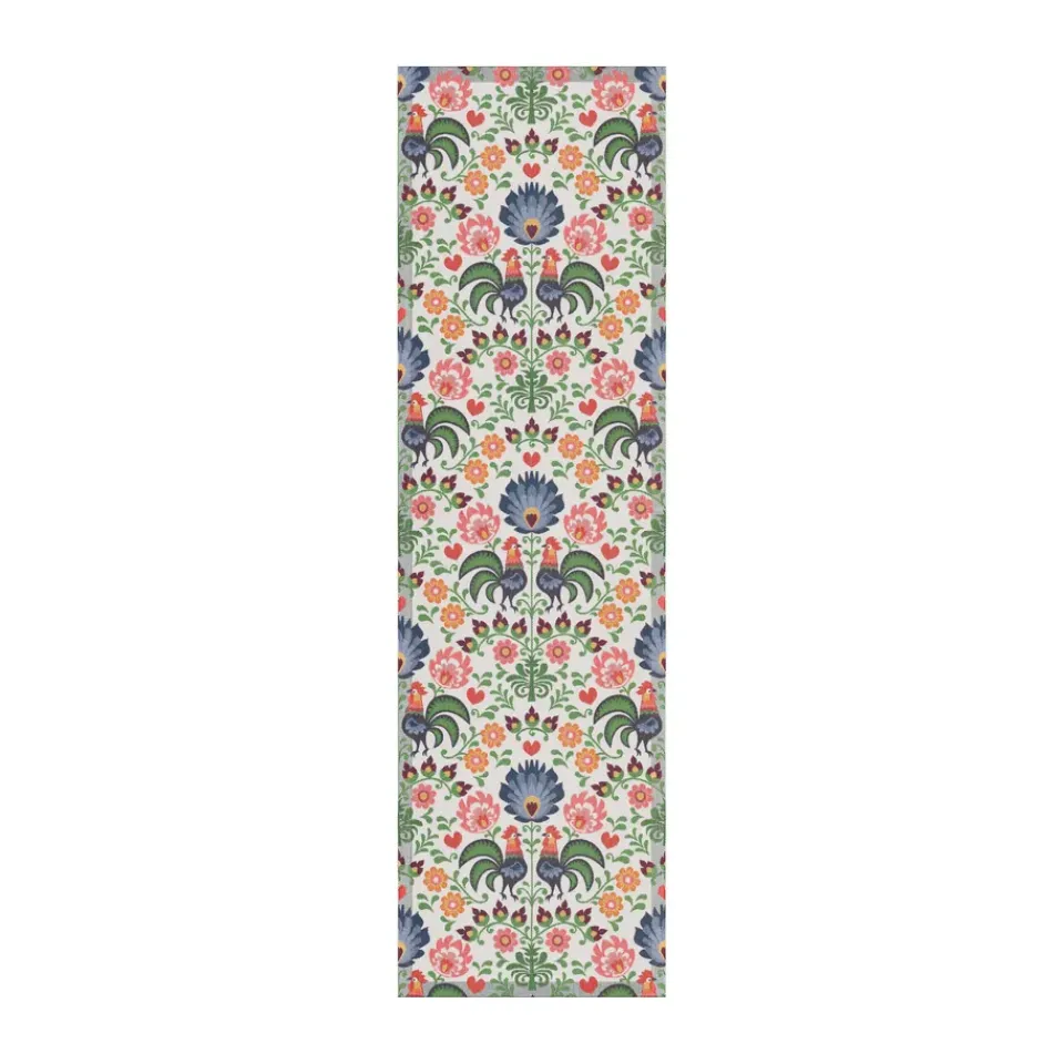 Ekelund Linneväveri Rooster table runner 35x120 cm, Multi Outlet
