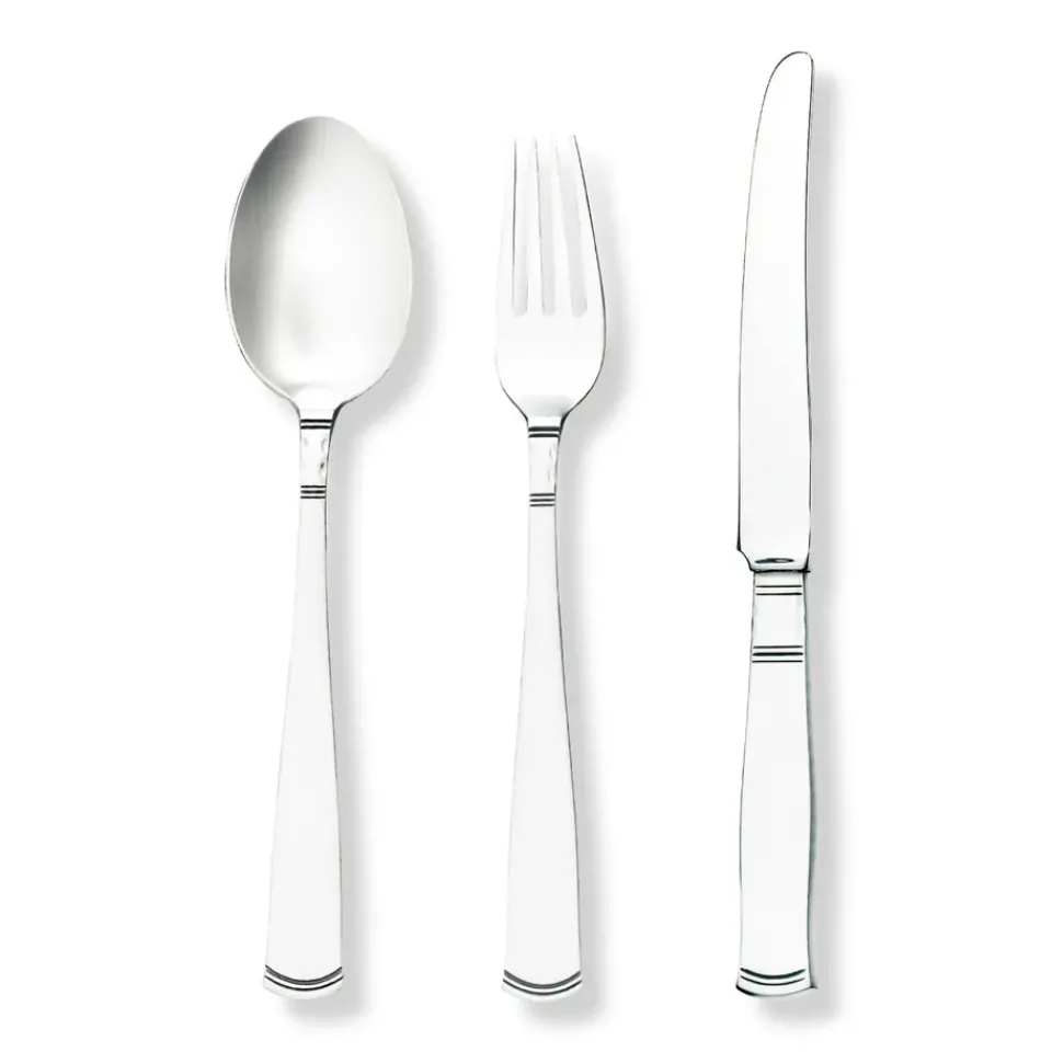Gense Rosenholm silver cutlery, dinner fork Silver-coloured Discount