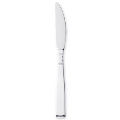 Gense Rosenholm table knife silver, 20 cm Silver-coloured