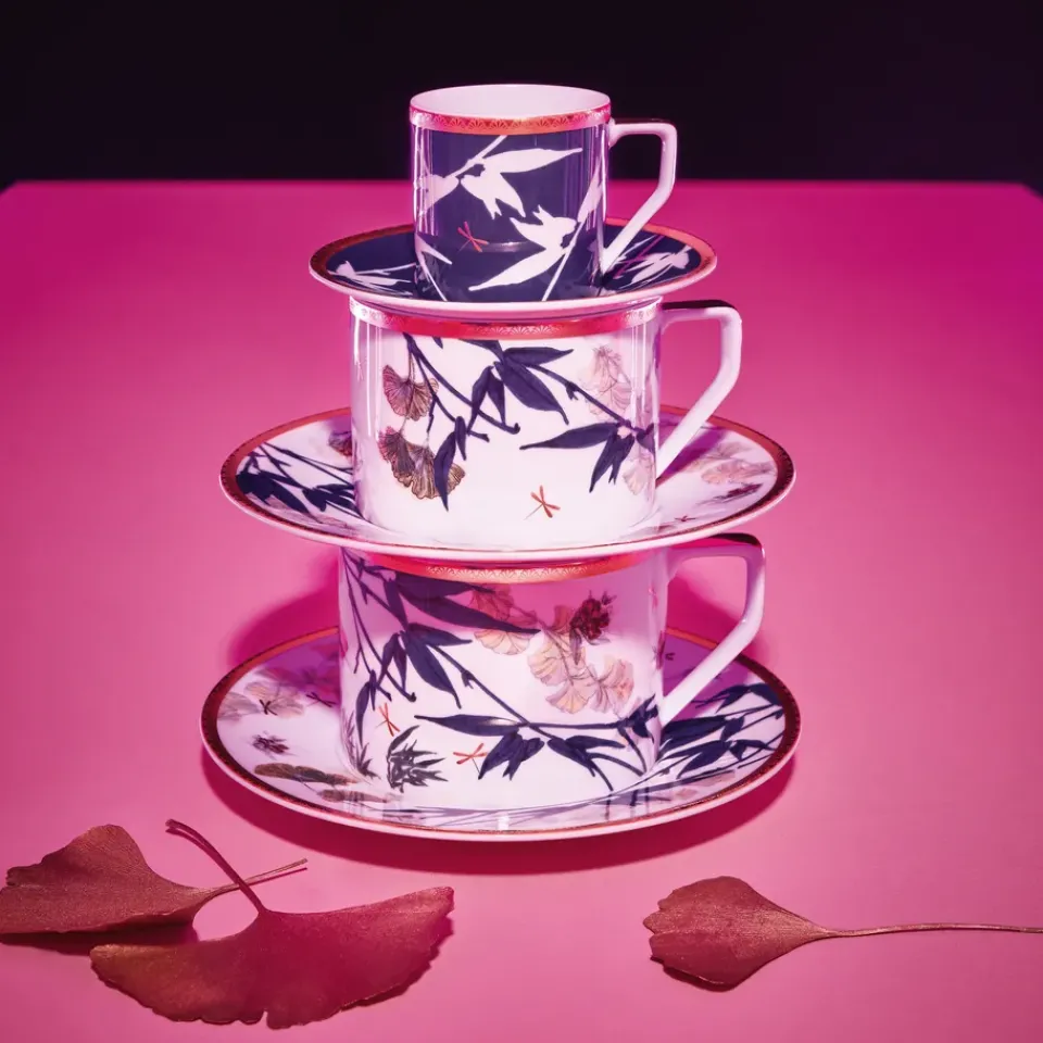 Rosenthal Heritage Turandot espresso cup with saucer, Blue New