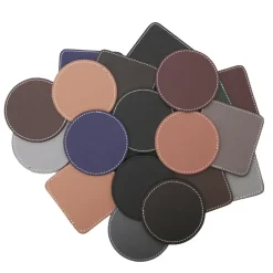 Ørskov coaster 6-pack, cognac Brown Hot