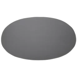 Ørskov placemat leather oval, dark Grey New