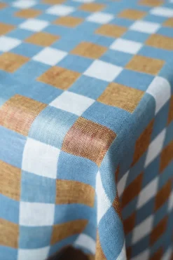 Fine Little Day Rutan tablecloth 147x250 cm, Oat BlueBeige