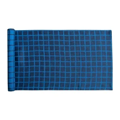 Fine Little Day Rutig jacquard-woven table runner 45x150 cm, Blue-black BlueBlack Clearance