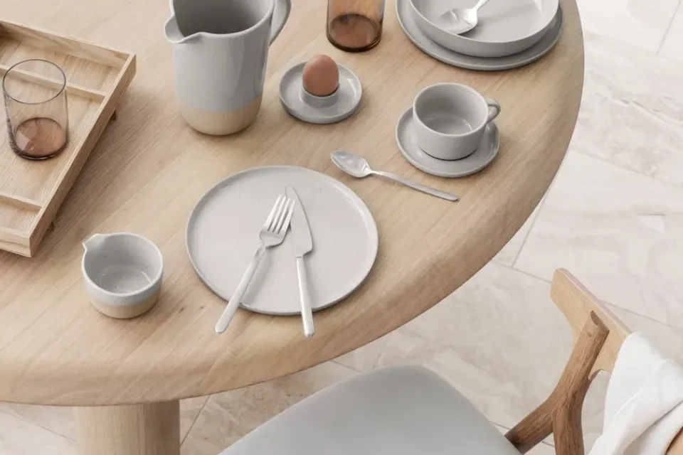 Blomus Sablo egg cup Ø10 cm 2-pack, Cloud GreyBeige Hot
