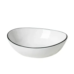 Broste Copenhagen Salt bowl without dots, Ø 12.5 cm White Hot