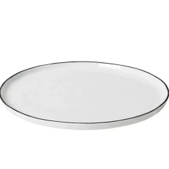 Broste Copenhagen Salt plate without dots, Ø 28 cm White Outlet