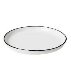 Broste Copenhagen Salt plate without dots, Ø 13.8 cm White Clearance