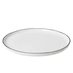 Broste Copenhagen Salt plate without dots, Ø 18 cm White Best