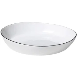Broste Copenhagen Salt serving bowl, 24 cm BlackWhite Online