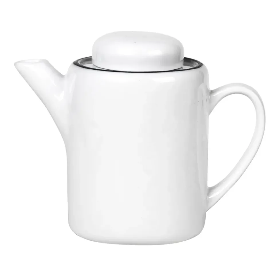 Broste Copenhagen Salt teapot, 130 cl BlackWhite