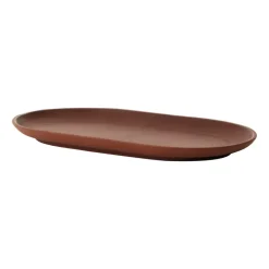Design House Stockholm Sand plate oval 12.5x20 cm, clay Red Online