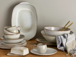 Bloomingville Sandrine breakfast set 12 pieces, Natural Brown Best