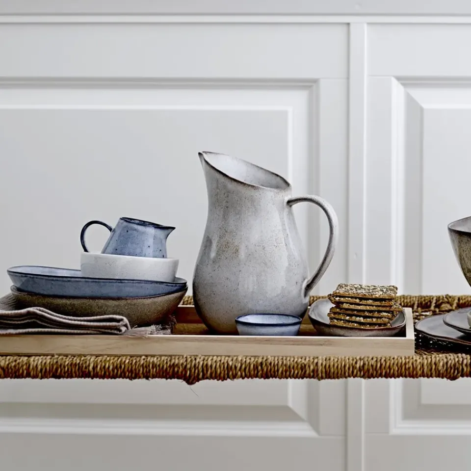 Bloomingville Sandrine deep plate, Blue Discount