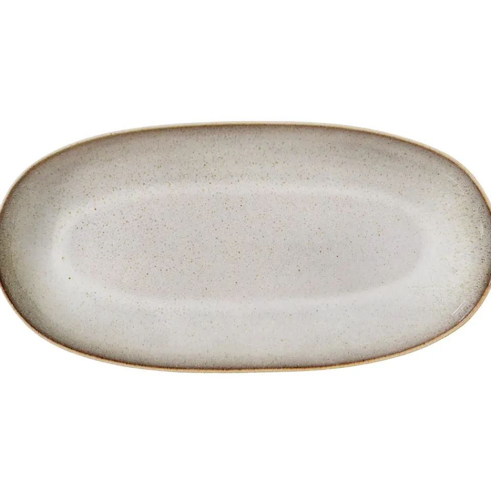 Bloomingville Sandrine large serving platter, light Grey