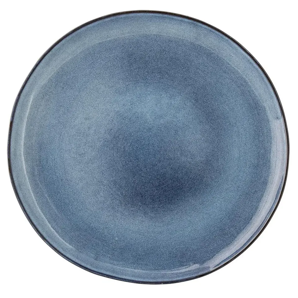 Bloomingville Sandrine plate Ø 28.5 cm, Blue