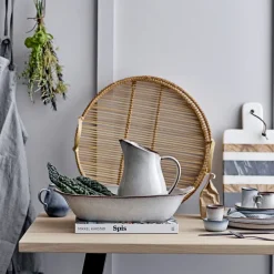 Bloomingville Sandrine serving bowl 27.5x42.5 cm, light Grey Discount