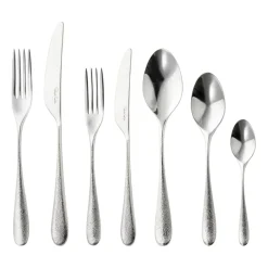 Robert Welch Sandstone cutlery set polished, 42 pieces Silver-coloured Hot