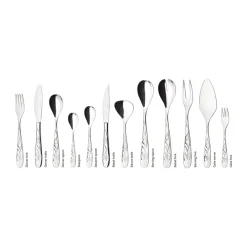 Hardanger Bestikk Sanna dessert set, 7 pieces Silver-coloured Hot