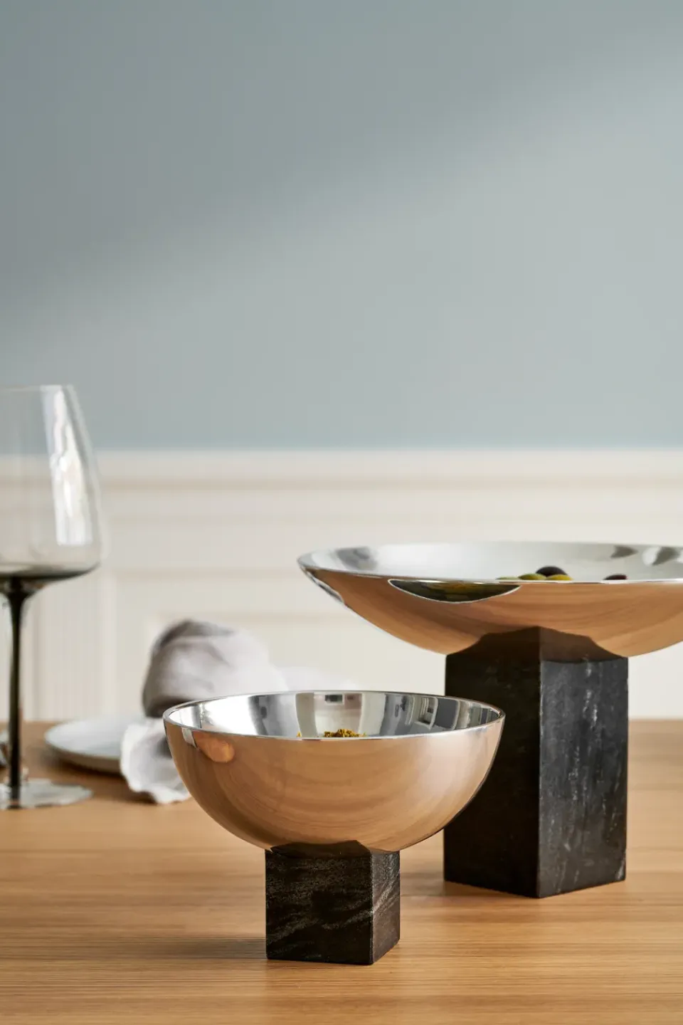 Gejst Sapoto bowl medium Ø22 cm, Silver BlackSilver-coloured Sale