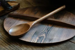Satake serving spoon 33.5 cm, Walnut Brown Hot