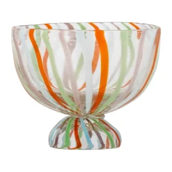 Bloomingville Savya glass bowl Ø17 cm, Multi MultiTransparent Sale