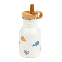 Done by deer Sea friends stainless steel bottle 35 cl, Beige Clearance