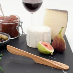 Bosign Self-standing butter knife large wood, olive wood Brown Sale