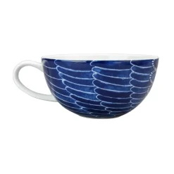 Götefors Porslin Selma tea cup with saucer, Ø 16 cm Blue Hot