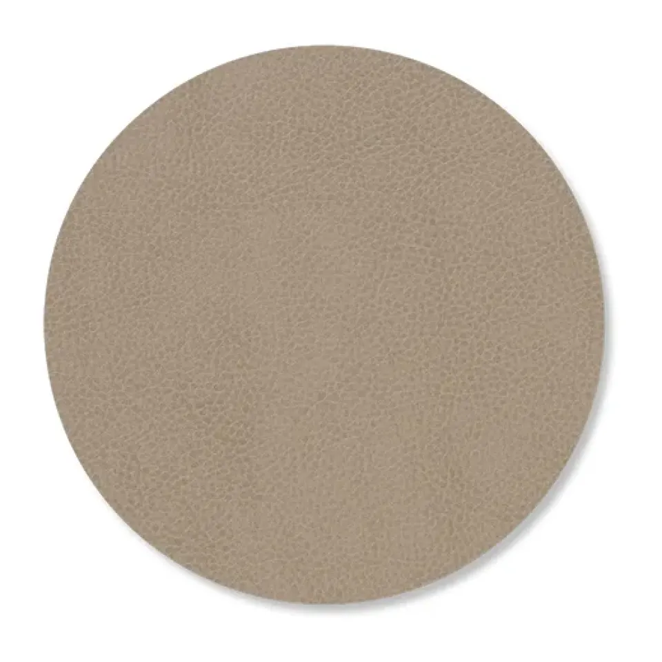 LIND DNA Serene coaster circle Ø10 cm, Mole Grey Sale