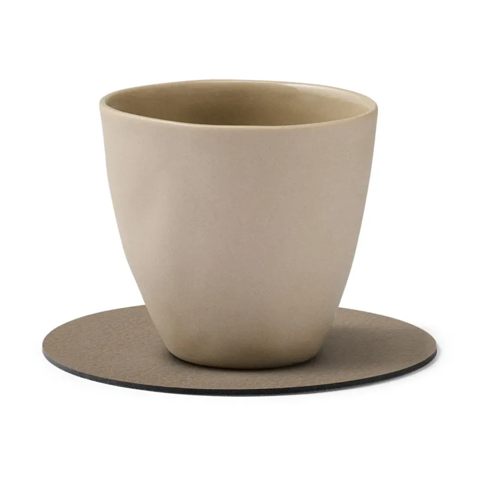 LIND DNA Serene coaster circle Ø10 cm, Mole Grey Sale
