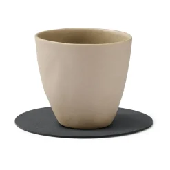 LIND DNA Serene coaster circle Ø10 cm, Anthracite Black Outlet