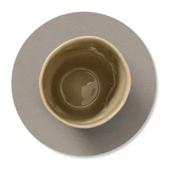 LIND DNA Serene coaster circle Ø10 cm, Ash Grey Outlet