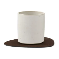 LIND DNA Serene coaster curve 11x13 cm, Hazel Brown