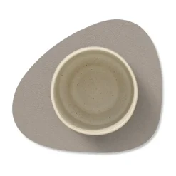 LIND DNA Serene coaster curve 11x13 cm, Ash Grey Best