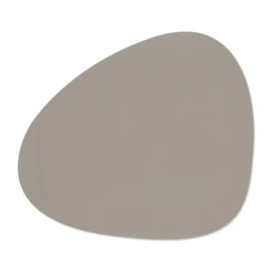 LIND DNA Serene placemat curve L 37x44 cm, Ash Grey Hot