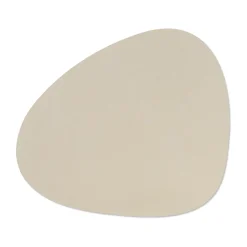 LIND DNA Serene placemat curve L 37x44 cm, Cream White