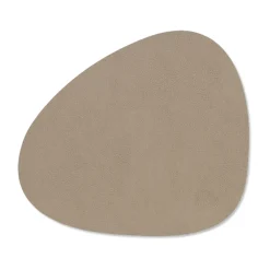 LIND DNA Serene placemat curve S 24x28 cm, Mole Grey New