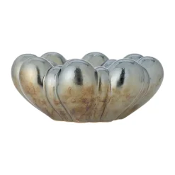 Bloomingville Sheeran bowl Ø31 cm, Silver Silver-coloured New