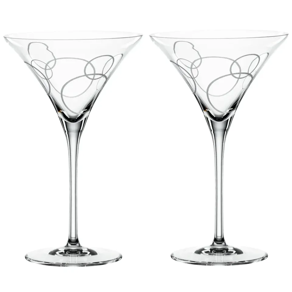 Spiegelau Signature cocktail glass 22 cl 2-pack, Circles Transparent Clearance